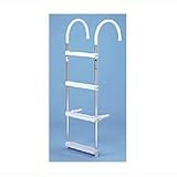 Dotline P-4W Standard Boat Ladder - Hgt. 47'', Steps 4, Width 15, Hook 11'' by Dotline