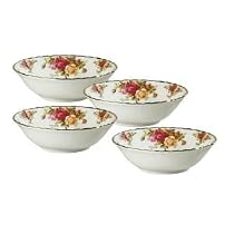 Royal Albert Old Country Roses 4-1/2-ounce Fruit Bowls, Set of 4