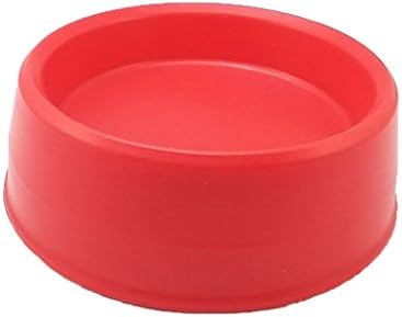 Collapsible Silicone Pet Food or Water Bowl (Red)