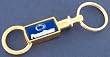 Penn State Gold Tone Valet Keychain