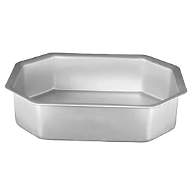 Fat Daddio's Anodized Aluminum Corner Cut Cake Pan, 17 x 2 by Fat Daddio's