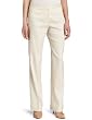 Jones New York Womens Flat Front Pant