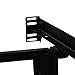 Milliard Super Strong Premium Metal Bed Frame with Double Rail Center Support for Maximum Weight Capacity with Wheels - King