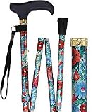 Beautiful Bouquet Adjustable Folding Cane