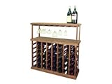 Wine Cellar Innovations Traditional Redwood Oak Bar 39.25x38.5