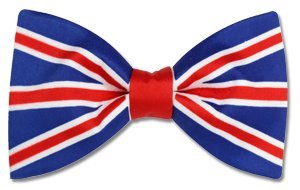 Swagger & Swoon Union Jack Bow Tie