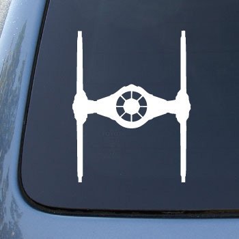  IMPERIAL TIE FIGHTER - Star Wars - Vinyl Decal Sticker #A1421 | Vinyl Color: White