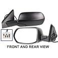New Driver Side Mirror Honda CR-V, 2007-2008 Power Heated Manual Folding