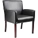 Boss B629 Reception Room Grouping in Mahogany Finish; Reception Chair