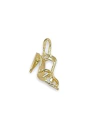 High Heel Shoe Charm 14k Gold 11mm
