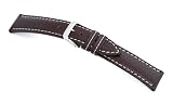 RIOS1931 Uhrenarmband Echt Bueffel Mokka Bandanstoss 22 mm