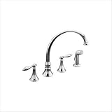 Kitchen Faucet With Handspray by Kohler - K-377-4M in Polished Chrome