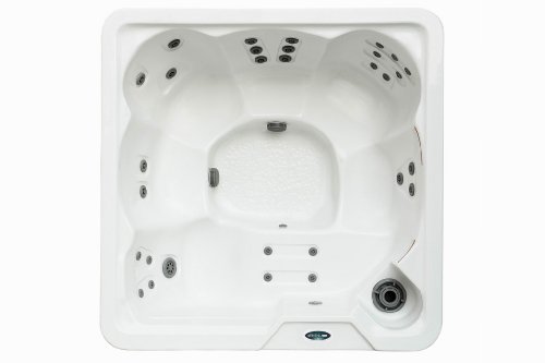 Aston 6-Person Hot Tub, 76.5 x 76.5 x 34, 30 Jets, White