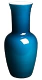 Venini Opaline 20-Inch Indigo Vase