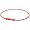 Phiten Titanium Necklace Star, Orange, 22-Inches
