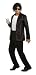 Black Sequin Billie Jean Michael Jackson Jacket Size: Small