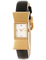 kate spade new york Womens 1YRU0068 Black Strap Carlyle Watch