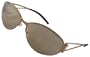 Fendi Sunglasses, FS284, Golden Sky Frame/ Light Brown Lenses/ Gold Flash