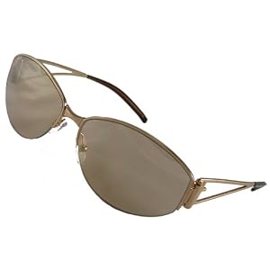 Fendi Sunglasses, FS284, Golden Sky Frame  Light Brown Lenses  Gold Flash