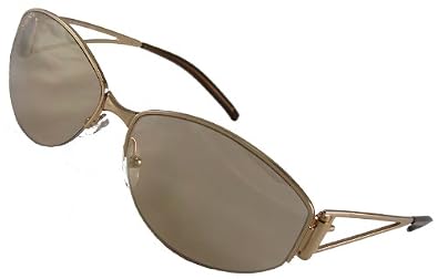 Fendi Sunglasses, FS284, Golden Sky Frame Light Brown Lenses Gold Flash