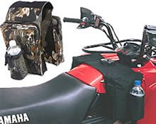Global Accessories 33003-01 ATV Saddlebag Black