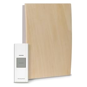 Honeywell RCWL3505A1005/N Decor Customizable Wood Wireless Door Chime and Push Button