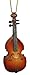 BHB Glass & More Miniature Upright Bass Christmas Ornament 4