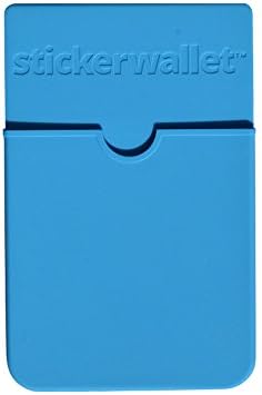 The Original Sticker Wallet Adhesive, Ultra-thin, Credit Card Wallet, Turquoise