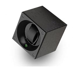 Swiss Kubik Single Watch Winder - Black Wenge Wood
