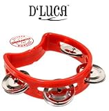 DLuca 4 Inches Childs Tambourine Red TW-4RD