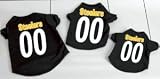 Large Authentic Pittsburgh Steelers Dog Football Jersey