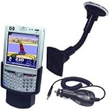 Bargaincell- Brand New HP iPAQ hw6925 hw69200 PDA Smartphone Car Windshield Mount Holder with Charger