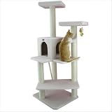 Armarkat B5701 57-Inch Cat Tree, Ivory