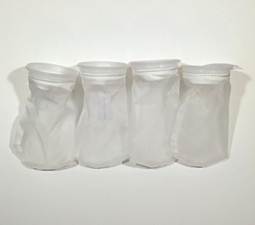 Nylon Mesh Filter Sock -200Micron- Aquarium Filter/Media Bag - 4 Pack