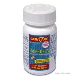 Ibuprofen 200mg Coated Tablets 100 Count (Generic Advil®)