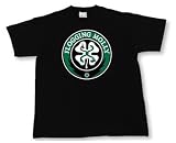 FLOGGING MOLLY - Shamrock Logo Black T-Shirt