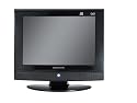 Daewoo DSL15T1TCD - 15" Widescreen LCD TV With Built In DVD Player & Freeview - Piano Black