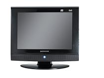 Daewoo DSL15T1TCD - 15" Widescreen LCD TV With Built In DVD Player & Freeview - Piano Black