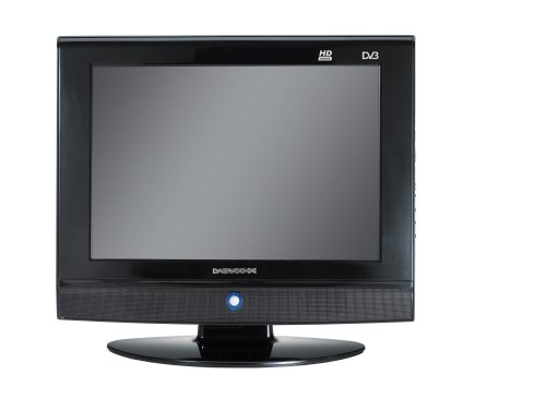 Daewoo DSL15T1TD - 15" LCD TV With Freeview - Piano Black