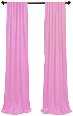 ArtOFabric Polyester Curtain Panel 56"x108"Inch -Princess Pink