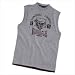 Lonsdale Distressed Sleeveless Tee Grey Marl Small