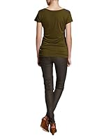 Morgan Camiseta Manga Corta (Caqui)