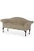 Rolled-arm Settee Beige Textured 67"w Rolled-arm Settee Beige Textured 67"w