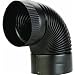 Imperial Mfg Group BM0023 Black Crimped Elbow