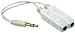 iHip IP-VST-W Audio Splitter with Separate Volume Controls (White)