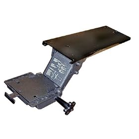 Waterloo Storable Keyboard Arm Teflon Slide Black