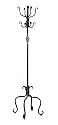Sandy Black Multi-Helix Design Coat Rack