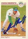 Charlie Montoyo, Denver Zephyrs - Brewers Affiliate Autographed Card