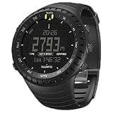 Suunto Core Wrist-Top Computer Watch with Altimeter, Barometer, Compass, and Depth Measurement (All Black)