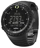 Suunto Core Wrist-Top Computer Watch with Altimeter, Barometer, Compass, and Depth Measurement (All Black)